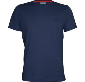 Camiseta Tommy Hilfiger Masculino MW0MW03668-403 XXL Azul - Imagem 1