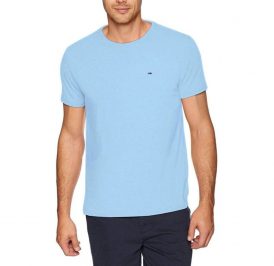 Camiseta Tommy Hilfiger Masculino MW0MW03668-469 XL Celeste - Imagem 1