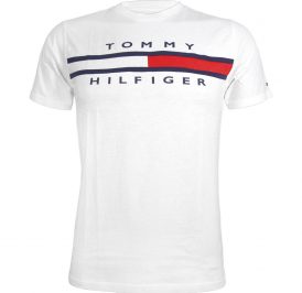 Camiseta Tommy Hilfiger Masculino T887052-100 S Branco - Imagem 1