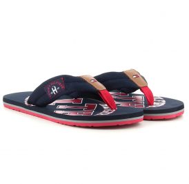 Chinelo Tommy Hilfiger Masculino FM0FM01363403-403 43 Azul Marinho - Imagem 1