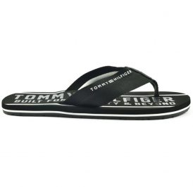 Chinelo Tommy Hilfiger Masculino FM0FM01363990-990 41 Preto - Imagem 1