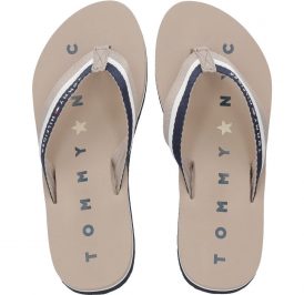 Chinelo Tommy Hilfiger Feminina FW0FW02370068-068 38 Beige - Imagem 1