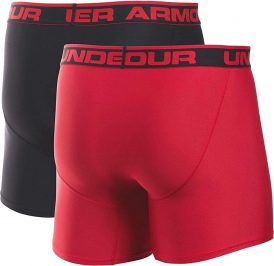 Cueca UNDER ARMOUR Masculino 1282508-003 SM Series 6 Vermelho - Imagem 1