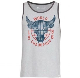 Camiseta Regata UNDER ARMOUR Masculino 1326390-035 XXL Cinza - Imagem 1