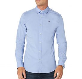 Camisa Tommy Hilfiger Masculino 08578B5290-421 XL - Azul - Imagem 1