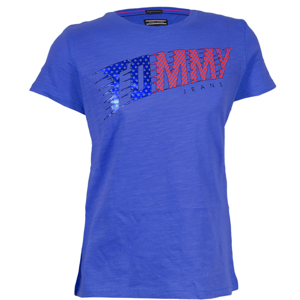 Camiseta Tommy Hilfiger Infantil Feminina KG0KG03440-711 08 Azul