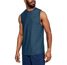 Camiseta Regata UNDER ARMOUR Masculino 1306433-489 SM - Azul Marinho - Imagem 1