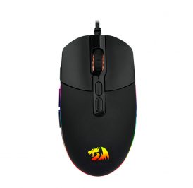 Mouse Gamer USB Redragon Invader M719 10.000 DPI RGB - Preto - Imagem 1