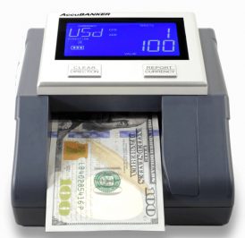 Detector Automático de Nota Falsa Accubanker Multi-Monedas (MC) - Bivolt D585 - Imagem 1