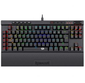 Teclado Gamer Mecânico Redragon Magic Wand Pro K587 RGB USB-C Espanhol - Preto K587RGB-PRO-SP - Imagem 1