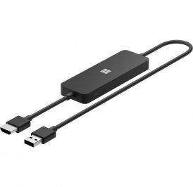 Adaptador de Display Microsoft Wireless 4K Inglês/Francês/Espanhol - Preto UTH-00001 - Imagem 1