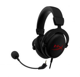 Headset HyperX Cloud Core Mini Jack 3.5 mm Microfone Removível - Preto/Vermelho HX-HSCC-2-BK/WW - Imagem 1