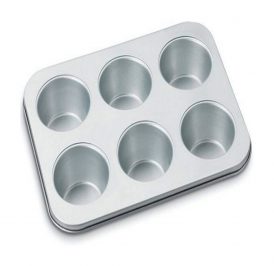 Bandeja Antiaderente Cuisinart AMB-6JMP Para 6 Cupcake - Prata - Imagem 1