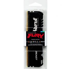 Memoria Kingston DDR4  8 GB 2666MHz Black Rgb Fury Beast - KF426C16BBA/8 - Imagem 1