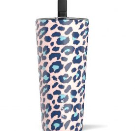 Copo Térmico Hydrapeak HP-GRANDE-25-PINKLEOPARD 739ML - Rosa Leopard - Imagem 1