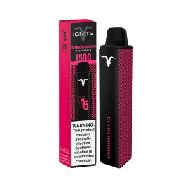 Vape Descartável Ignite V15 1500 Puffs Strawberry Guava Ice - 5% Nicotina 850 mAh - Imagem 1