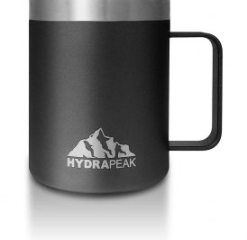 Caneca Térmica Hydrapeak HP-MUG-14-BLACK 400ML - Preto - Imagem 1