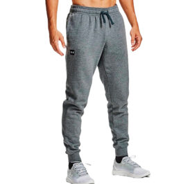 Jogger UNDER ARMOUR Maculino 1357128-012 MD Rival Fleece Gray - Imagem 1