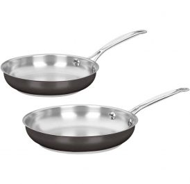 Jogo De Frigideiras Cuisinart  BSC722-810 Indução 20CM / 25CM 2 Peças - Imagem 1