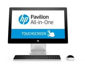 Computador HP Aio 23-Q154LA AMD A8-7410/8GB/1TB/DVD/23"/ W10 Home Espanhol - Preto N4V34AA ABM - Imagem 1