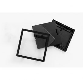 FOTOBIT KH-FOTO3XBLK MOLDURA 4'' X 4'' - KIT COM 3 PEÇAS PRETO - Imagem 1