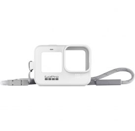 Case De Silicone GoPro Com Cordão Ajustável Para HERO 9/10/11 Black - Branco - ADSST-002 - Imagem 1
