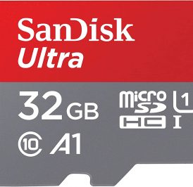 Cartão de Memória Micro SD SanDisk Ultra SDHC 32GB 120 MB/s Class 10 A2 - SDSQUA4-032G-GN6MA - Imagem 1