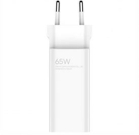 Carregador Xiaomi Mi 65W GaN USB/USB-C Bivolt - Branco EU 36252 BHR5515GL AD652GEU - Imagem 1
