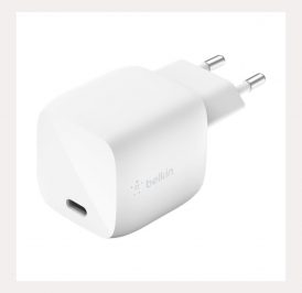 Carregador de Parede Belkin 30W USB-C GAN Branco EU - WCH001VFWH - Imagem 1