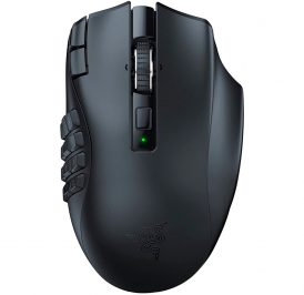 Mouse Gamer Sem Fio Razer Naga V2 HyperSpeed 30.000 DPI - Preto RZ01-03600100-R3U1 - Imagem 1
