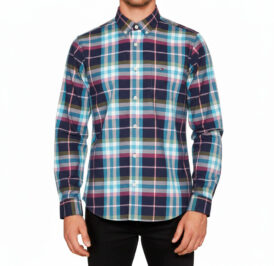 Camisa Tommy Hilfiger Masculino MW0MW03790-903 XXL Multicor - Imagem 1