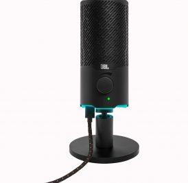 Microfone para Stream JBL Quantum Stream Cardioide/Omnidirecional USB - Preto JBLQNTMSTREAMBLKAM - Imagem 1
