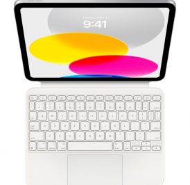 Teclado Apple Magic Keyboard Folio para iPad 10th Inglês - Branco MQDP3LL/A - Imagem 1