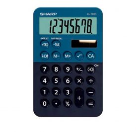 Calculadora Sharp EL-760RBBL de 8 Dígitos - Azul - Imagem 1