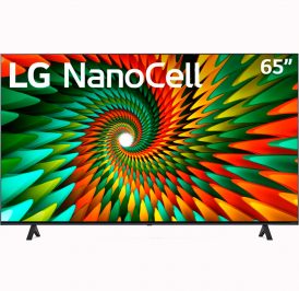 Smart TV NanoCell LG 65NANO77SRA (2023) 65" 4K Ultra HD Bluetooth/USB/Wi-Fi Bivolt - 65NANO77SRA.AWH - Imagem 1