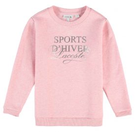 Suéter Lacoste Infantil Feminina SJ9682-SXM 01A - Rosa - Imagem 1