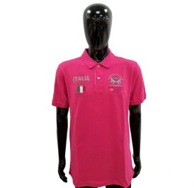 Camiseta La Martina Polo Masculino EQ.JMP600 03 Italia Volcano - Imagem 1