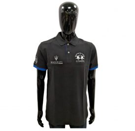 Camiseta La Martina Polo Masculino S.EQ.MASERATI 03 Preto - Imagem 1