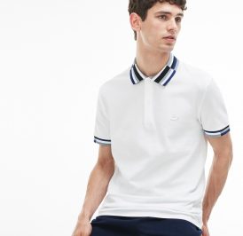 Camiseta Lacoste Polo Masculino PH7131-001 03 Branco - Imagem 1