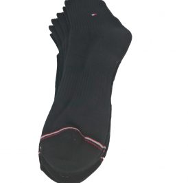 Meias Tommy Hilfiger Unisex ETX301-000 OS 3 Pares - Preto - Imagem 1