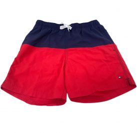 Short De Praia Tommy Hilfiger Masculino UB0UB00121-979 08 - Azul Marinho/Vermelho - Imagem 1