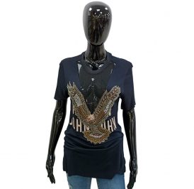 Camiseta John John Feminino 03-02-1656-009 P - Preto - Imagem 1