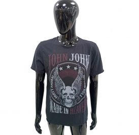 Camiseta John John Masculino 42-54-3517-009 M - Preto - Imagem 1