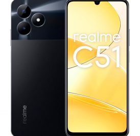 Smartphone realme C51 RMX3830 Dual SIM 4GB+128GB 6.74" OS 13 - Carbon Black - Imagem 1