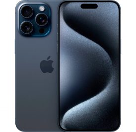 Apple iPhone 15 Pro Max eSIM 8GB+1TB 6.7" iOS 17 - Blue Titanium MU6J3LL/A - Imagem 1