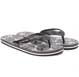 Chinelo Tommy Hilfiger Masculino FM0FM01361990-990 43 Preto - Imagem 1