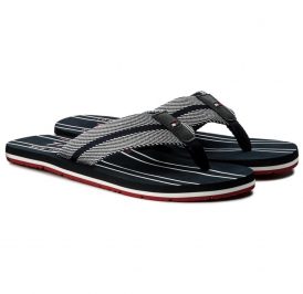 Chinelo Tommy Hilfiger Masculino FM0FM01499403-403 41 Azul Marinho - Imagem 1