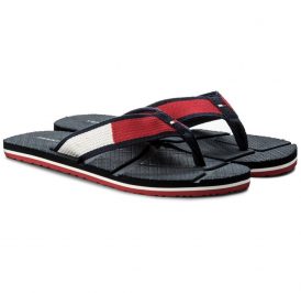 Chinelo Tommy Hilfiger Masculino FM0FM01368403-403 43 Azul Marinho - Imagem 1