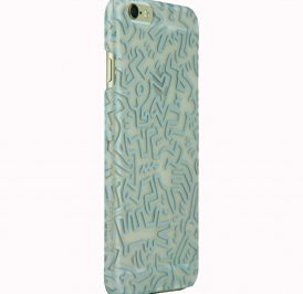 Capa GRAPHT para iPhone 6 Keith Haring Collection - Chaos/Clear x Sliver - Imagem 1