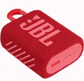 Speaker JBL Go 3 Bluetooth 4.2W RMS IP67 - Vermelho JBLGO3REDAM - Imagem 1